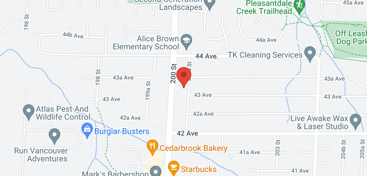 map of 4315 200A STREET